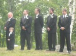 The groomsmen; great job Austin!