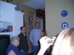 Paul & Sean coming into the living room where everyone was waiting...SURPRISE!!
