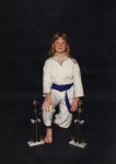 Emily after a karate competition
