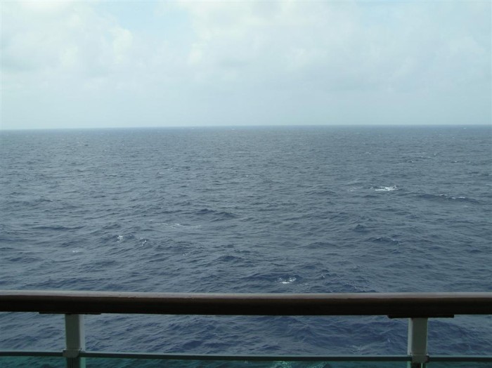 Finally at sea