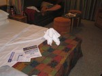Our first towel animal; a dog!