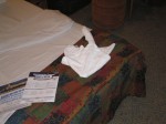 Our stingray towel animal