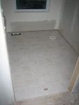 Guest bathroom floor