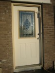 Front door - still to be painted maroon