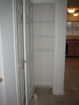 Kitchen Pantry with shelves