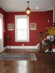 Front entryway.  LOVE the red :-)