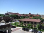 View of the stockyards from outside our hotel