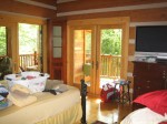 Master bedroom and porches