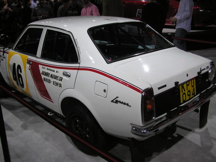 70s (?) Lancer Rally car from Africa