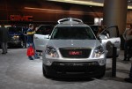 GMC Arcadia (?).  I like this platform that GM has this car and Buick Enclave on.  I think the Saturn Outlook as well.