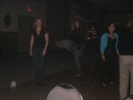 Cathy was showing off her clogging skills; Emily was laughing at her :-)
