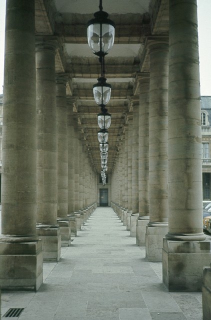 Louvre Walkway Columns