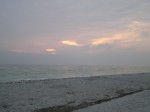 Our last sunset in sanibel.  It was overcast so it wasn't as pretty as they normally are.  