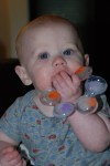 Frozen teethers are the best!