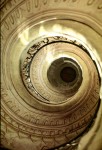 Spiral staircase inside the abbey