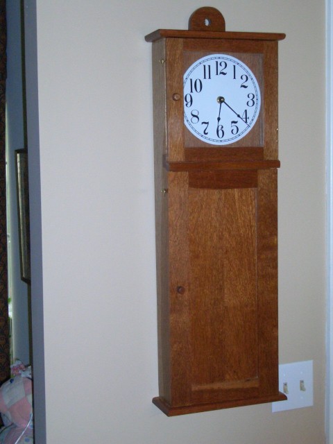 Brazilian Cherry Shaker clock