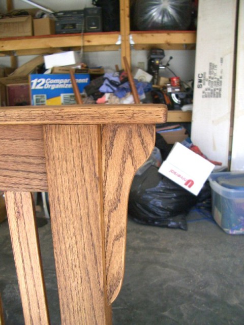Detail, end top