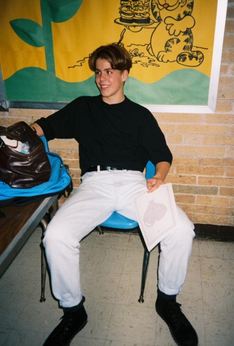 Sean sportin the Airwalk Desert shoes.