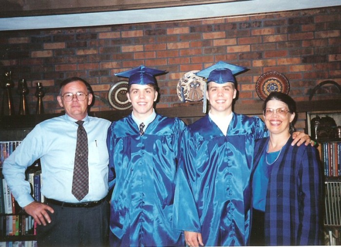 Dad, Paul, Sean, Mom